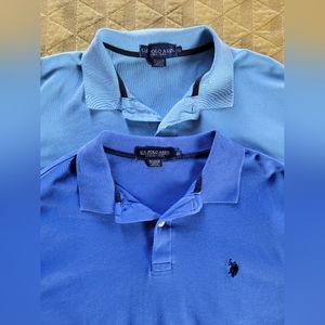 US Polo Association Men's 100% cotton collared Polo shirt Bundle